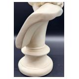 J.S. Bach Bust Sculpture on Pedestal