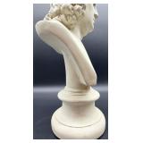 J.S. Bach Bust Sculpture on Pedestal