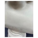 J.S. Bach Bust Sculpture on Pedestal