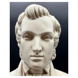 Chopin Bust Sculpture on Pedestal