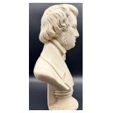 Chopin Bust Sculpture on Pedestal