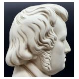 Chopin Bust Sculpture on Pedestal