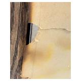 Birch Tree Landscape Dimensional Textile Art in Wood Frame