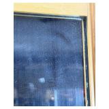 Ornate Giltwood Mirror with Classical Columns & Pediment