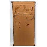 Ornate Giltwood Mirror with Classical Columns & Pediment