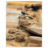 Last Supper Bronze Relief in Gilded Frame