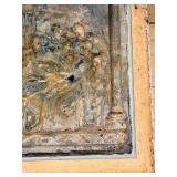 Last Supper Bronze Relief in Gilded Frame