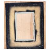 Pollock-Style Abstract Drip Expressionist Painting in Ornate Gold Frame #1