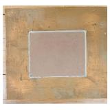 Pollock-Style Abstract Drip Expressionist Painting in Ornate Gold Frame #2