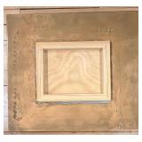 Pollock-Style Abstract Drip Expressionist Painting in Ornate Gold Frame #3