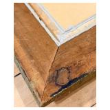 Pollock-Style Abstract Drip Expressionist Painting in Ornate Gold Frame #4