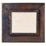 Pollock-Style Abstract Drip Expressionist Painting in Ornate Gold Frame #5