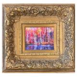 Abstract Autumn Forest by Water