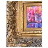 Abstract Autumn Forest by Water