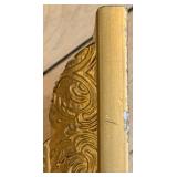 Reproduction of Steven Graef "Sun Tea" Abstract Canvas In Ornate Gold Frame