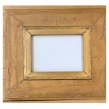 Framed Abstract "Pointillist" Reproduction Artwork in Ornate Gold Frame