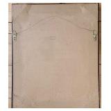 Framed Floral Bouquet Still Life in Ornate Carved Frame