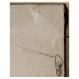 Framed Floral Bouquet Still Life in Ornate Carved Frame