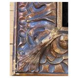 Julio Amaro Framed Maritime Print of Fishermen on Beach in Ornate Hardwood Frame