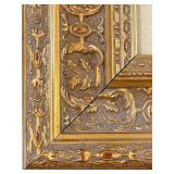 Renoir Framed Vintage Portrait "Marthe Berard" Print In Ornate Gilt Frame & COA