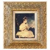 Age of Innocence Print No. 1791 CW in Ornate Gold Frame
