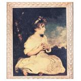 Age of Innocence Print No. 1791 CW in Ornate Gold Frame