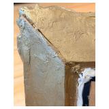 Claude Monet "Chrysanthemums" Reproduction Painting on Canvas & Ornate Gilt Frame