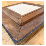 Pollock-Style Abstract Drip Expressionist Painting in Ornate Gold Frame #6