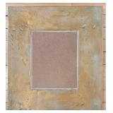 Pollock-Style Abstract Drip Expressionist Painting in Ornate Gold Frame #7