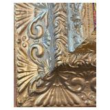 Pollock-Style Abstract Drip Expressionist Painting in Ornate Gold Frame #8