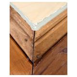 Pollock-Style Abstract Drip Expressionist Painting in Ornate Gold Frame #8