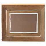 Pollock-Style Abstract Drip Expressionist Painting in Ornate Gold Frame #10