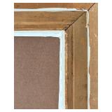 Pollock-Style Abstract Drip Expressionist Painting in Ornate Gold Frame #10