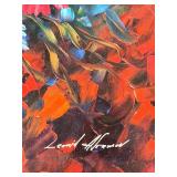 Afremov-Style Floral Bouquet Reproduction in Ornate Gold Frame