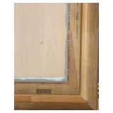 The Cerulean Embrace Of Spring Art Print on Canvas By Roja Amiri In Ornate Gold Frame