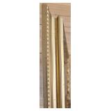 The Cerulean Embrace Of Spring Art Print on Canvas By Roja Amiri In Ornate Gold Frame