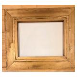 Leonid Afremov Style Harbor Sunset Cityscape Print with Ornate Gold Frame