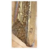 Leonid Afremov Style Harbor Sunset Cityscape Print with Ornate Gold Frame