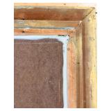 Vincent Van Gogh Reproduction "Irises" Floral Artwork on Canvas in an Ornate Gold Frame