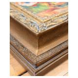 Framed Reproduction of Renoir Anemones Canvas Print & Ornate Frame