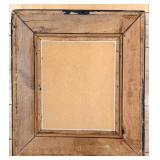 Pollock-Style Abstract Drip Expressionist Painting in Ornate Gold Frame #13