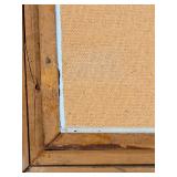 Pollock-Style Abstract Drip Expressionist Painting in Ornate Gold Frame #13