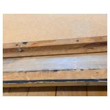 Pollock-Style Abstract Drip Expressionist Painting in Ornate Gold Frame #13