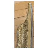 Pollock-Style Abstract Drip Expressionist Painting in Ornate Gold Frame #13