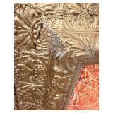 Pollock-Style Abstract Drip Expressionist Painting in Ornate Gold Frame #13