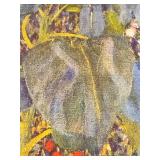 Framed Klimt Reproduction Canvas: Farm Garden with Sunflowers