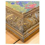 Framed Klimt Reproduction Canvas: Farm Garden with Sunflowers