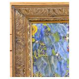Framed Klimt Reproduction Canvas: Farm Garden with Sunflowers