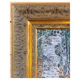 Gustav Klimt Birch Forest Canvas Reproduction: Farmhouse with Birch Trees