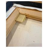 Leonid Afremov Daisy Bouquet Palette Knife Print on Canvas Framed Reproduction